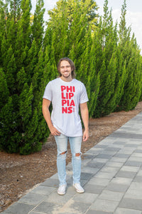 White/Red Philippians T-Shirt