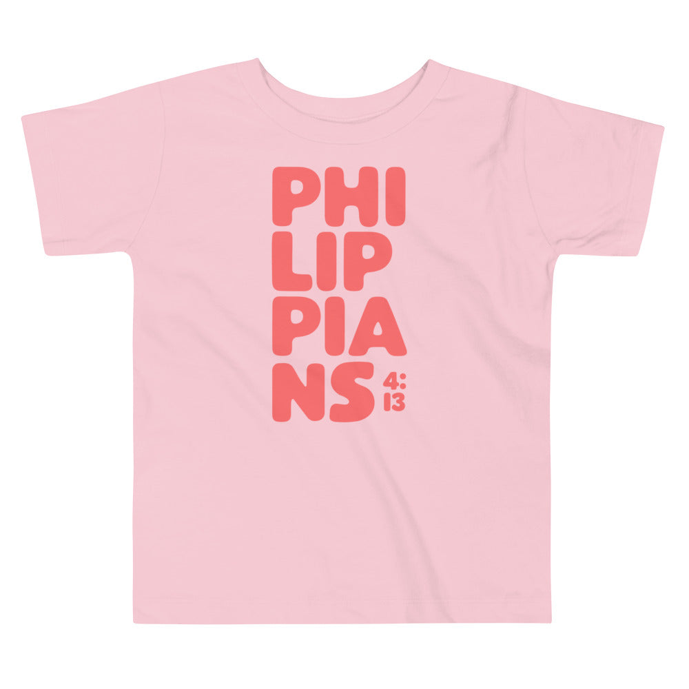 Toddler Pink Philippians T-Shirt